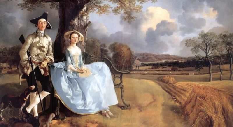 Thomas Gainsborough Portrait of Mr and Mrs Andrews Spain oil painting art